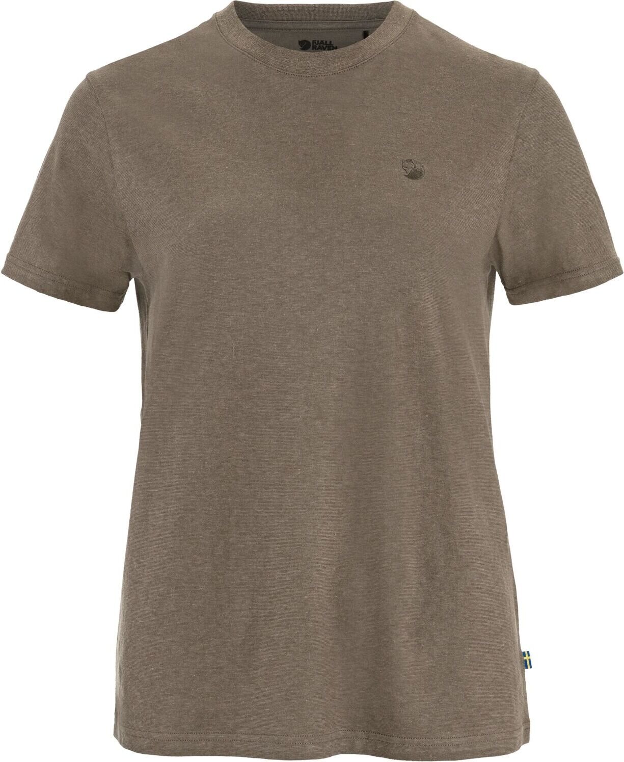 Fjällräven Hemp Blend T-Shirt Womens Suede Brown (244)