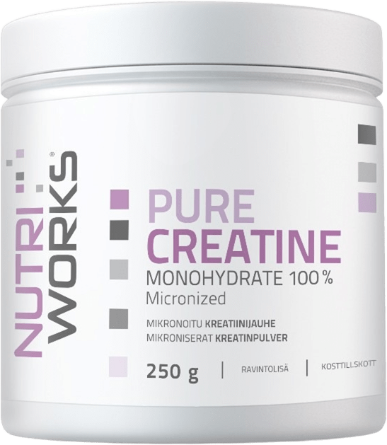 Nutri Works Pure Creatine Monohydrate 250g Unflavored