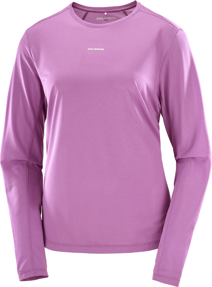 Salomon SHKout Core Long Sleeve Tee Womens Iris Orchid