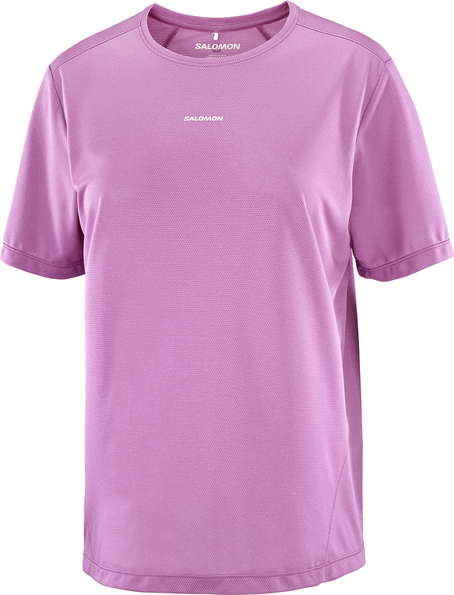 Salomon SHKout Core Short Sleeve Tee Womens Iris Orchid