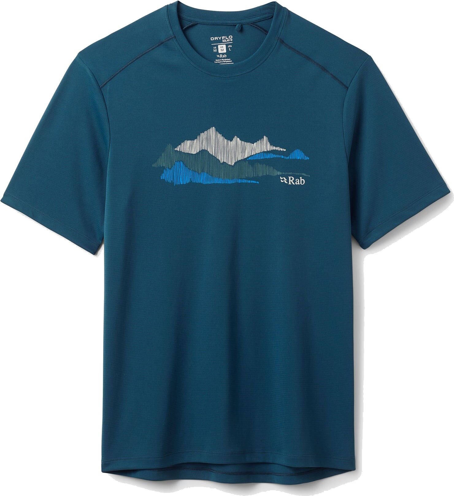 Rab Force Aspect Tee Mens Tempest Blue