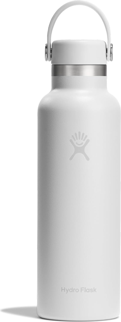 Hydro Flask Standard Mouth Flex Cap 621 ml (21oz) White / White