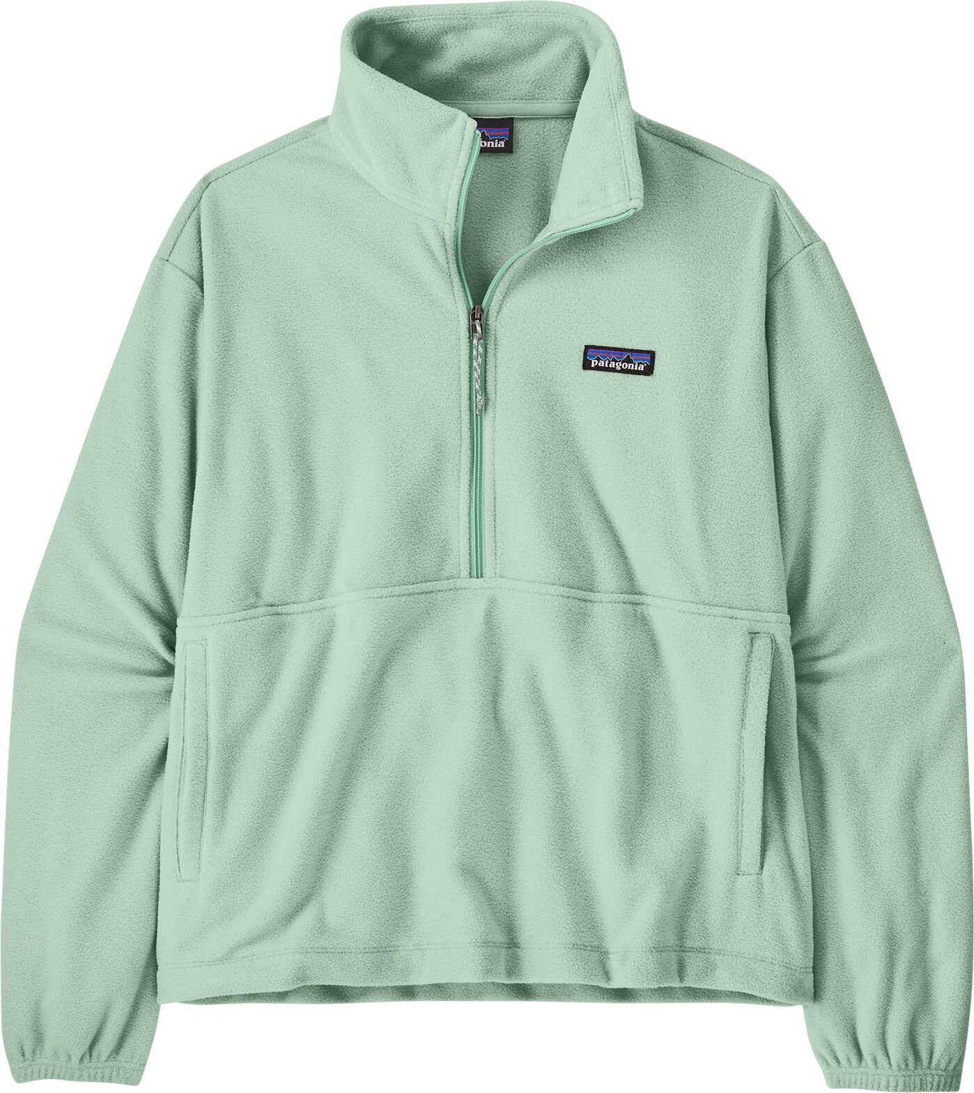 Patagonia Micro D 1/2 Zip Fleece Pullover Womens Thin Ice