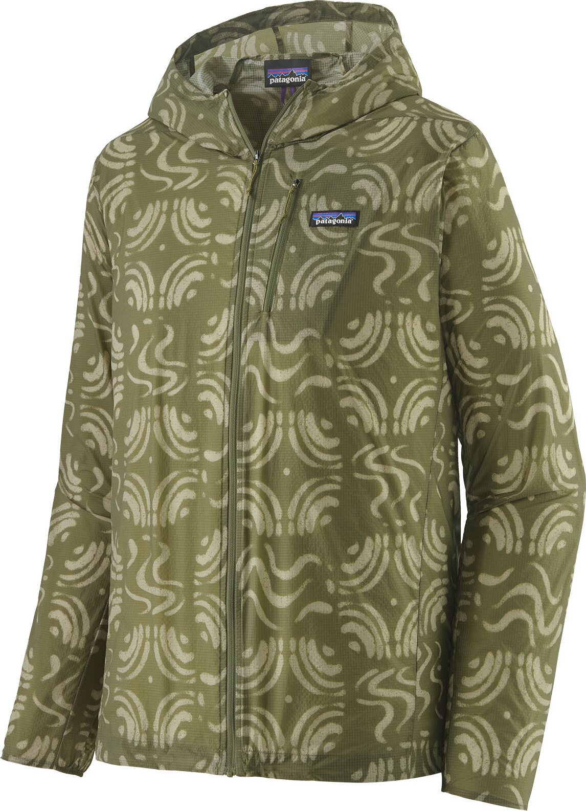 Patagonia Houdini Jacket Mens Sand Waves: Caper Green