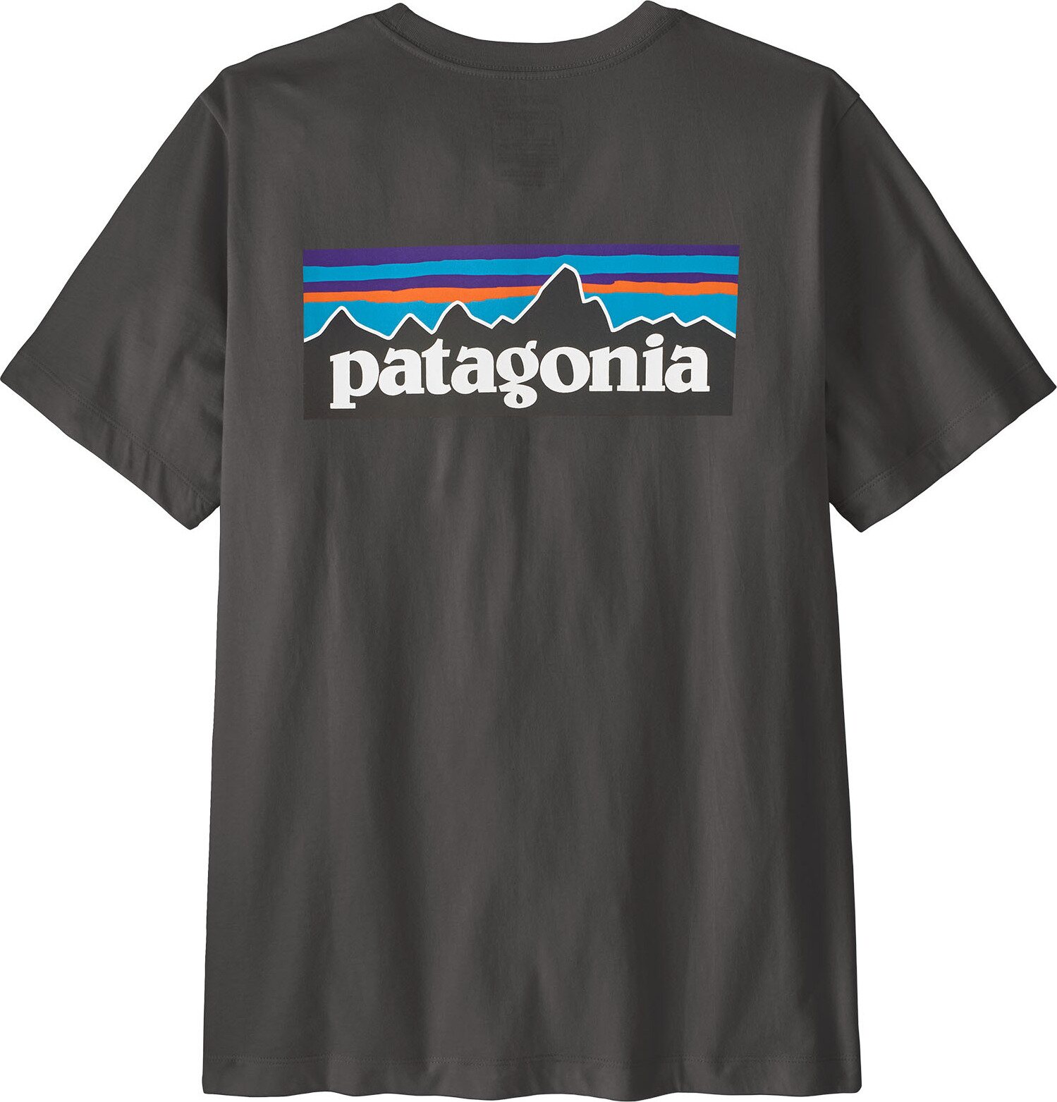 Patagonia P-6 Logo T-Shirt Mens Ink Black