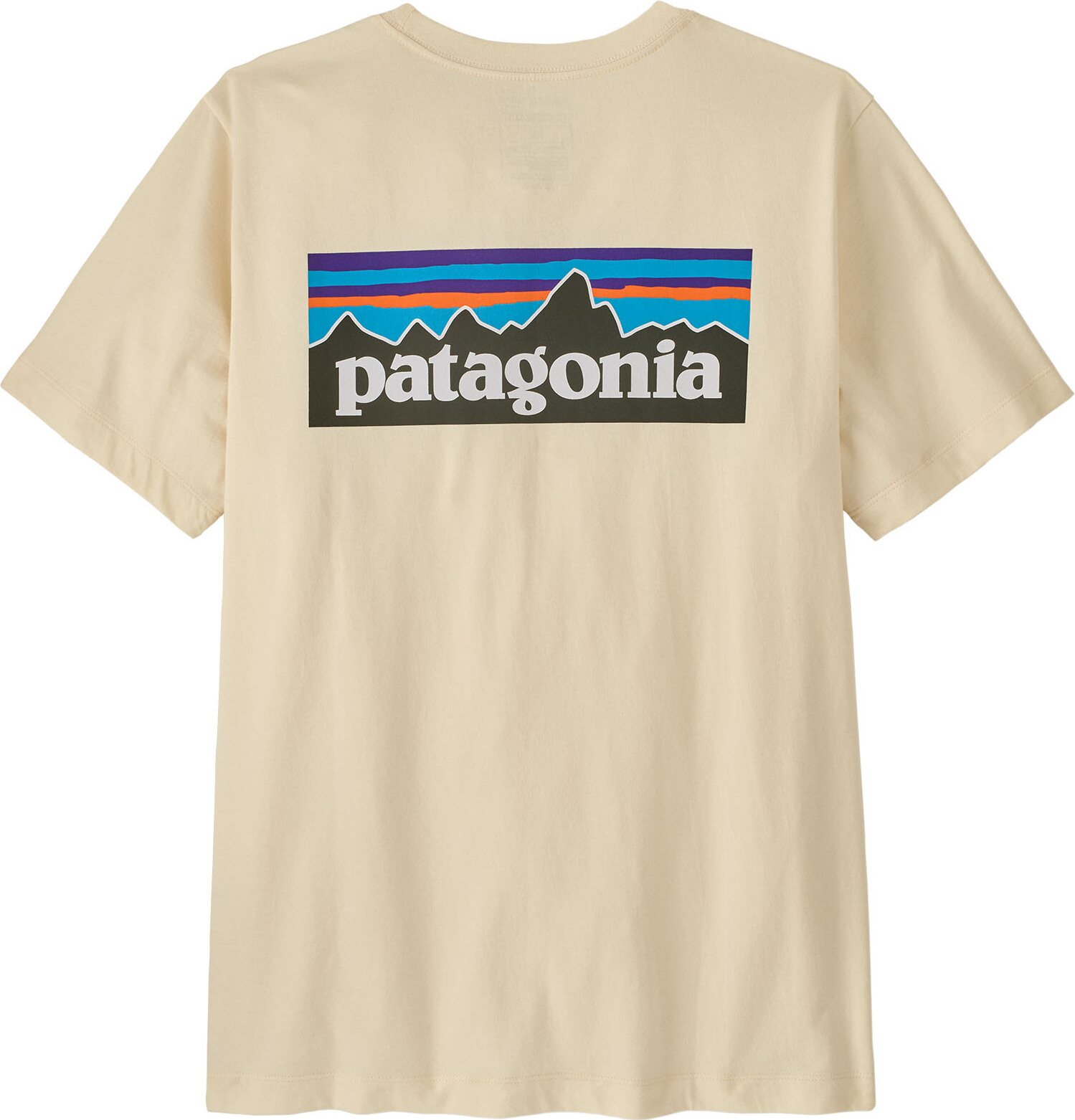 Patagonia P-6 Logo T-Shirt Mens Undyed Natural