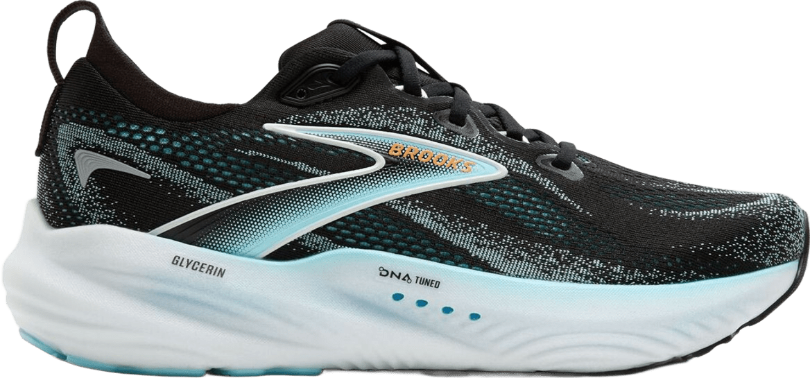 Brooks Glycerin 22 Mens Black/Atomizer/Blazing Orange