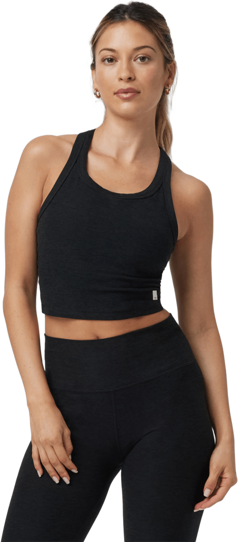 Vuori Elevation Racerback Tank Womens Black Heather