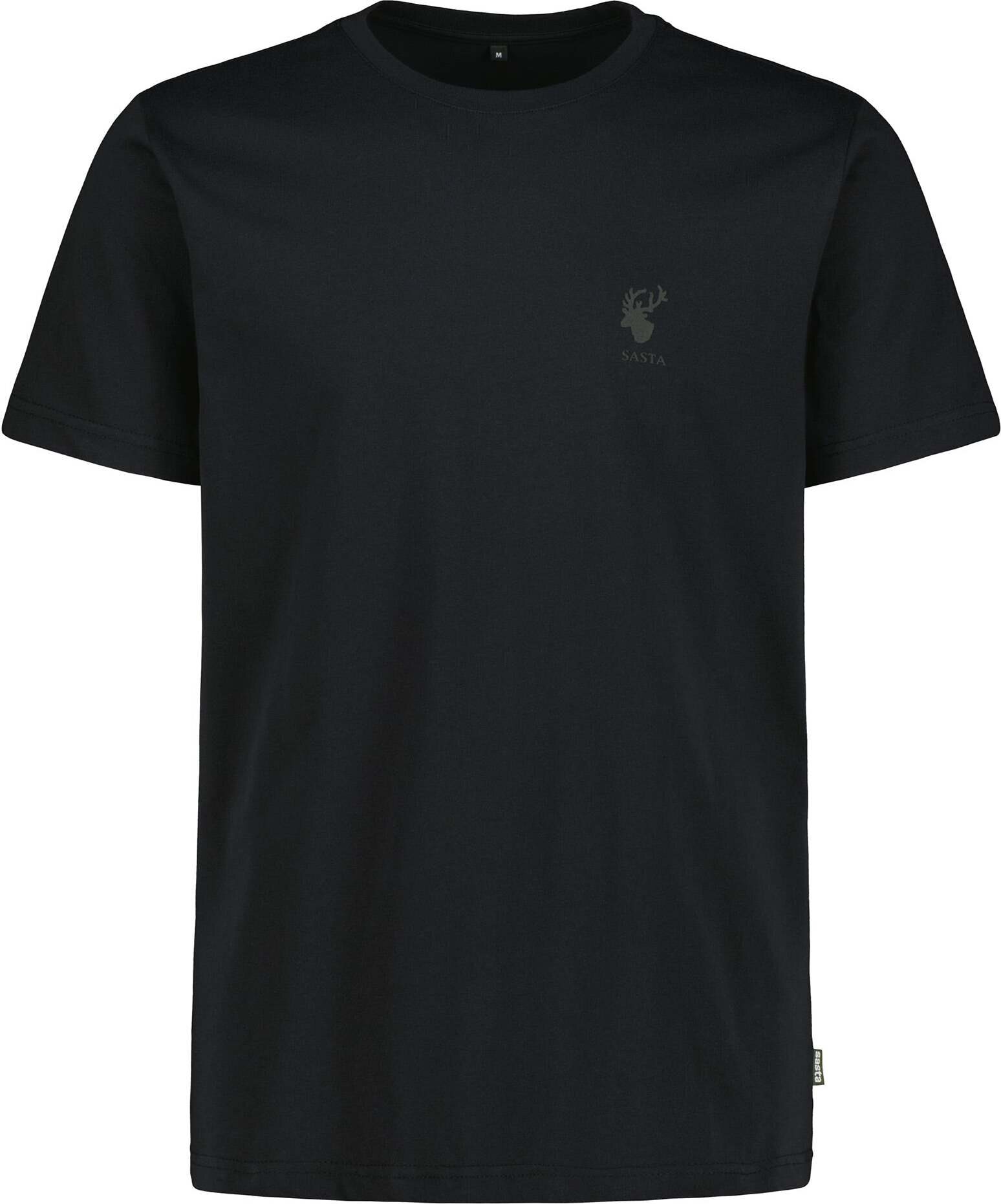 Sasta Small Deer T-Shirt Mens Black