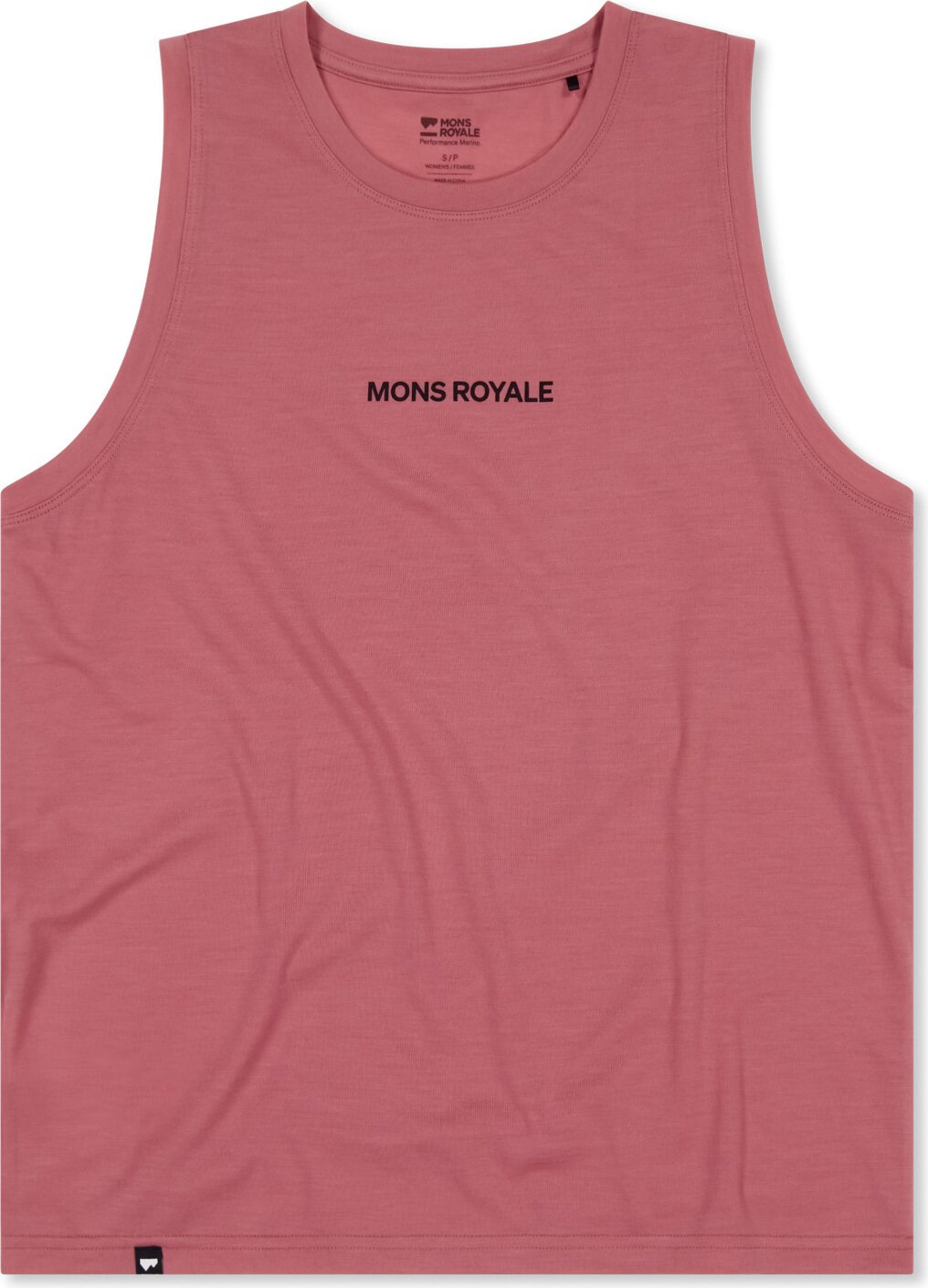 Mons Royale Icon Relaxed Tank Womens Canyon Rose