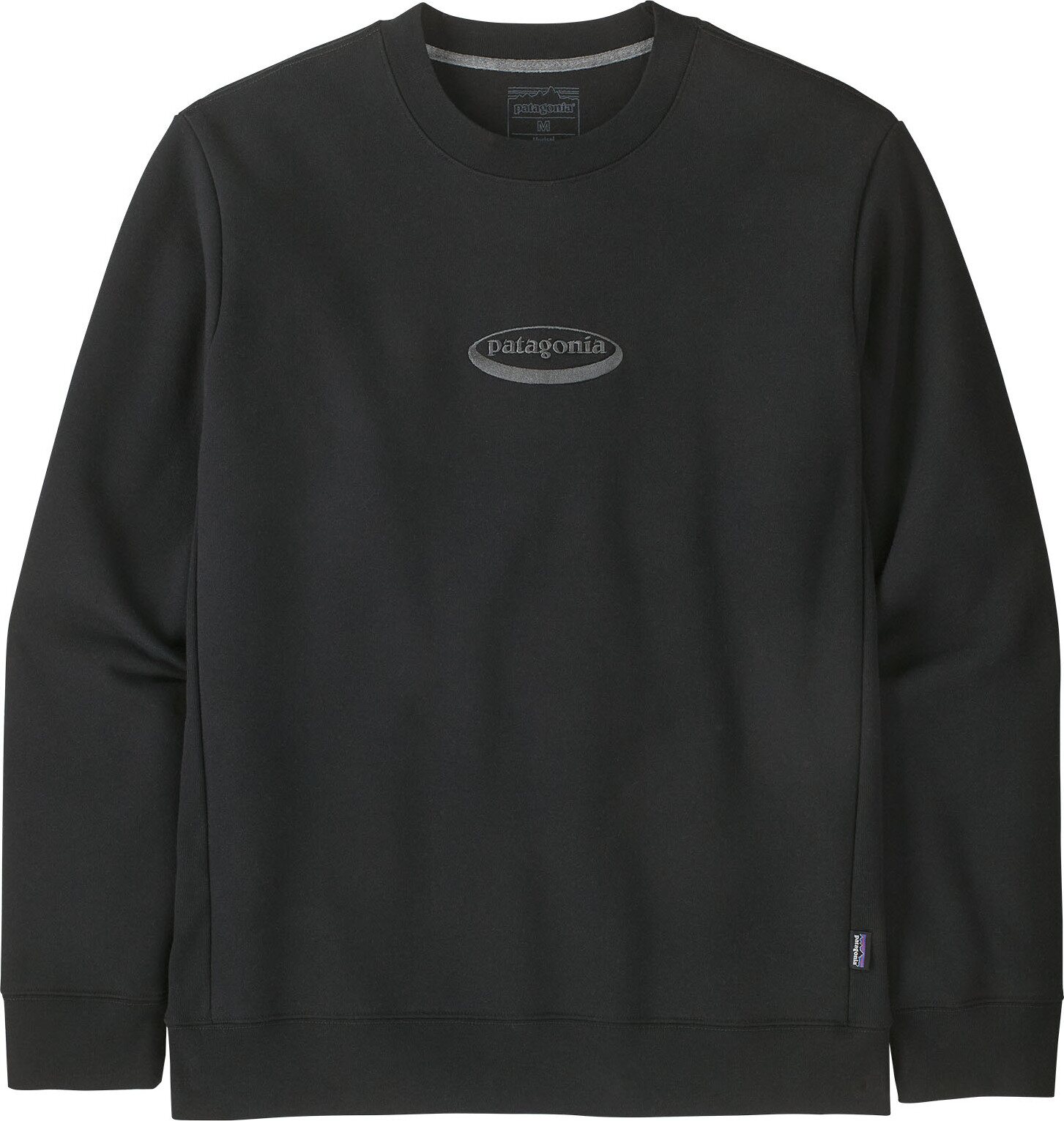 Patagonia ‘95 Oval Logo Uprisal Crew Sweatshirt Mens Black