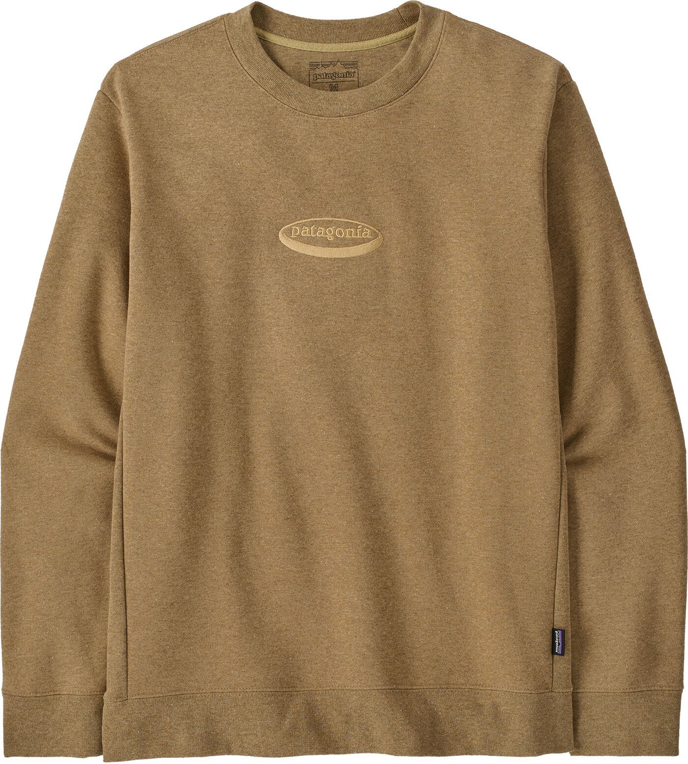 Patagonia ‘95 Oval Logo Uprisal Crew Sweatshirt Mens Bobcat Brown
