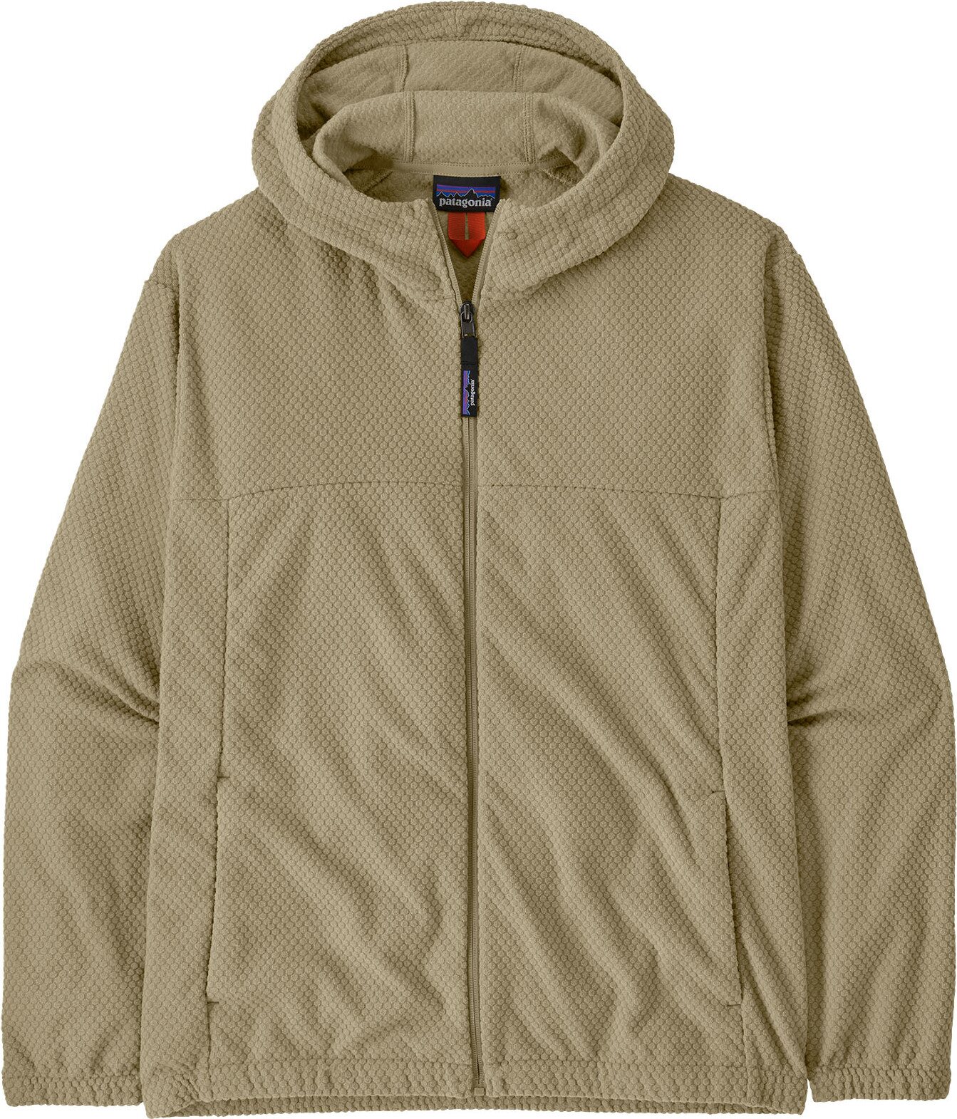 Patagonia Textured Fleece Hoody Mens Weathered Stone