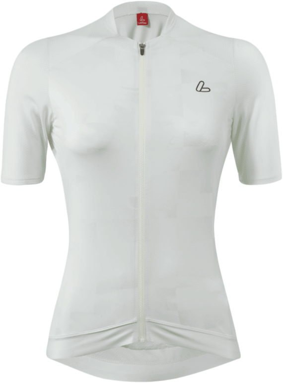 Löffler Bike Jersey FZ Skys Escape Womens Creme White
