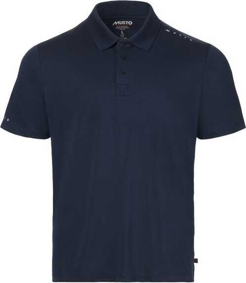 Musto Evo Crew Sunblock SS Polo Mens Navy
