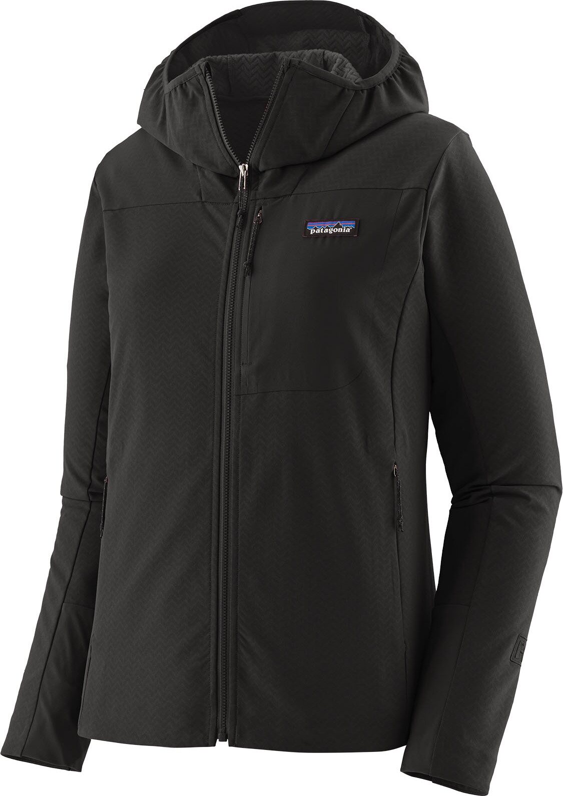 Patagonia R1 CrossStrata Hoody Womens Black (2026)