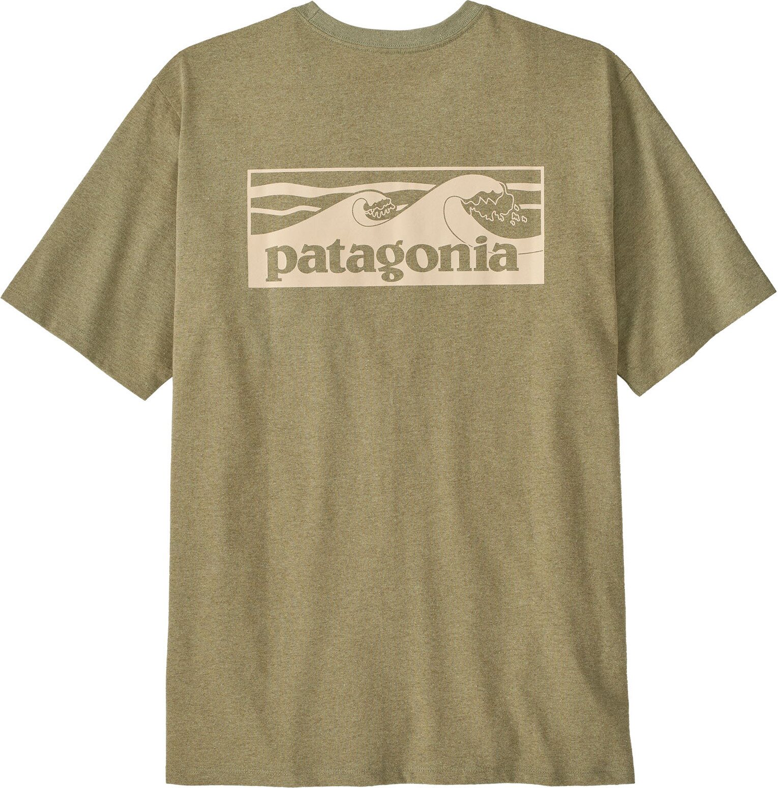 Patagonia Boardshort Logo Pocket Responsibili-Tee Mens Gumtree Green