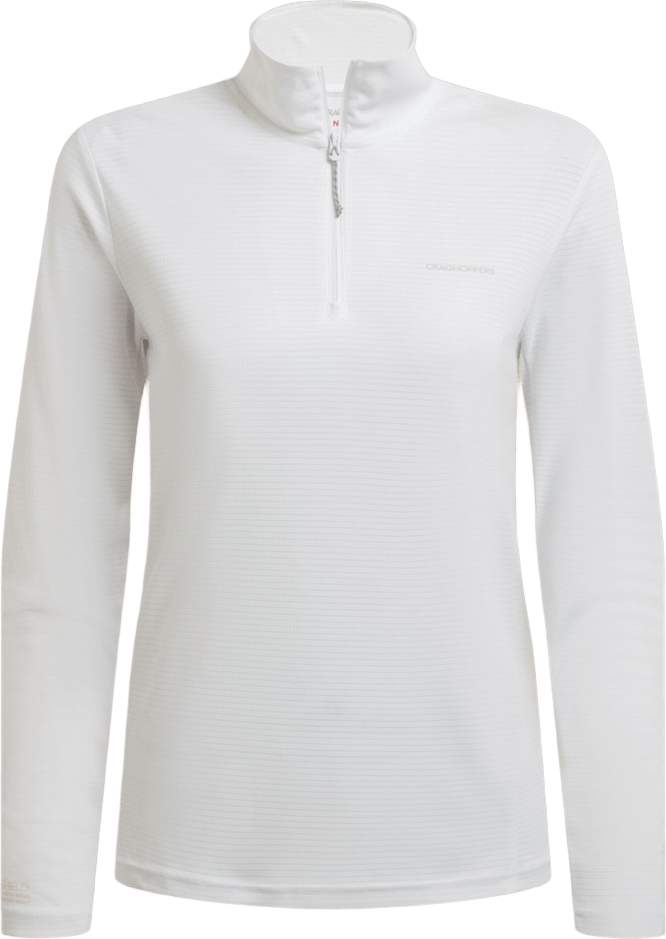 Craghoppers Nosilife Solarshield+ Half Zip Top Womens White