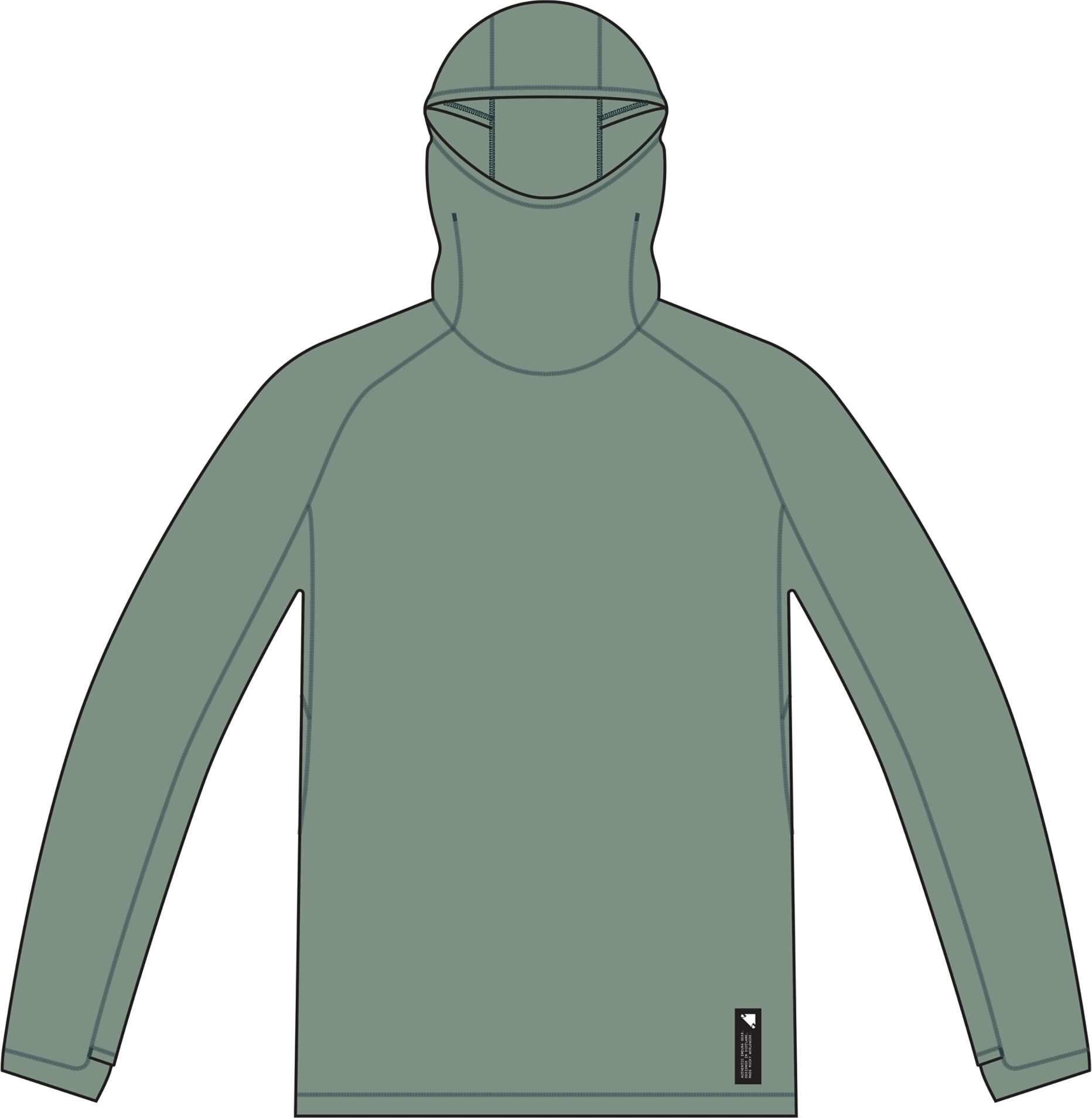 Endura Alltrack Roam Scuba Hoodie Mens Sage Green
