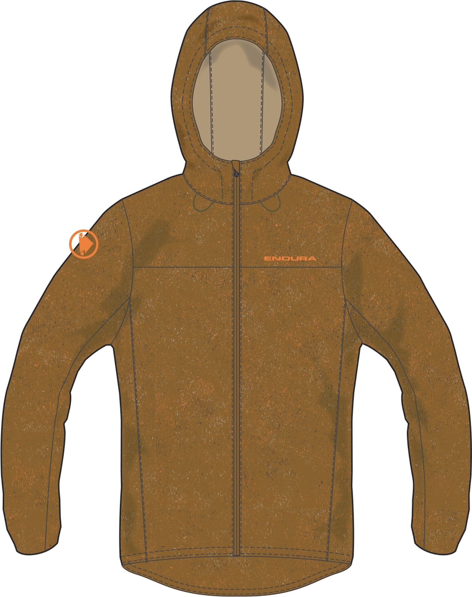 Endura Hummvee Windproof Shell Jacket Trail Bronze