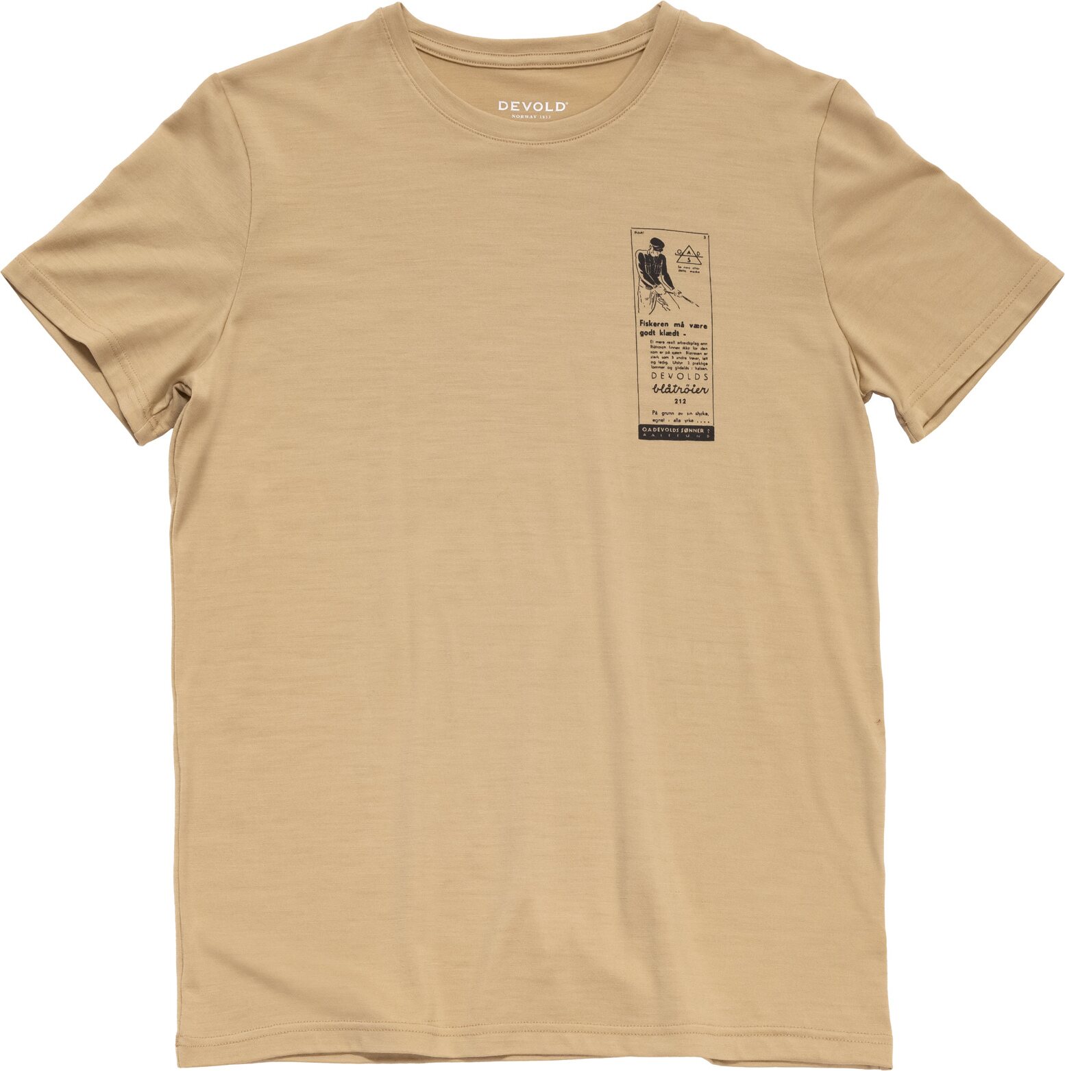 Devold Premium Ad Tee Mens Oat