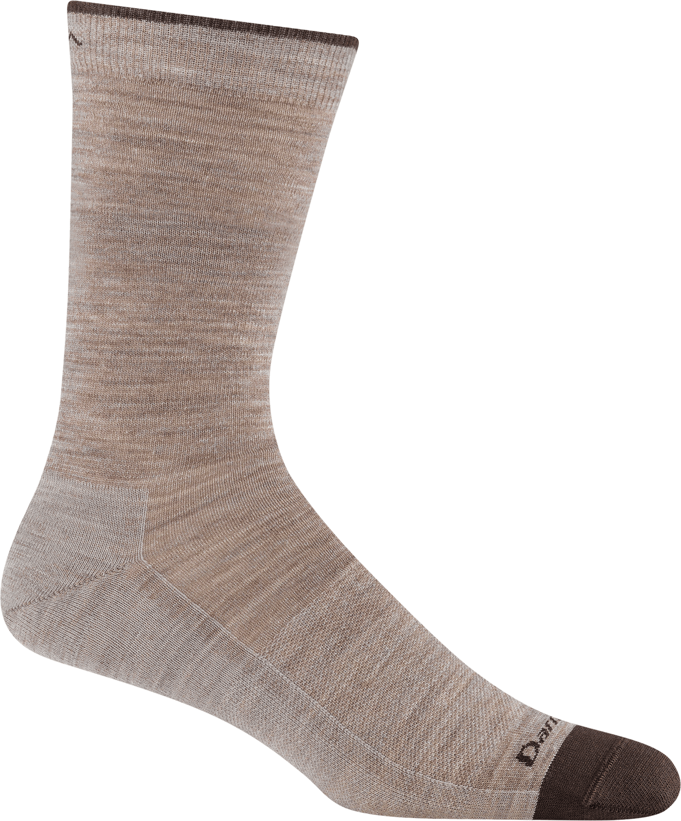 Darn Tough Solid Crew Lightweight Mens Rye/Earth