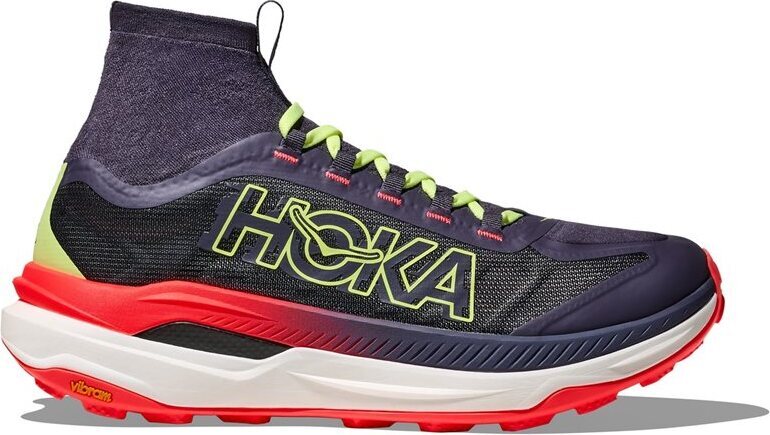 Hoka Tecton X 3 Womens Squid Ink / Neon Flame