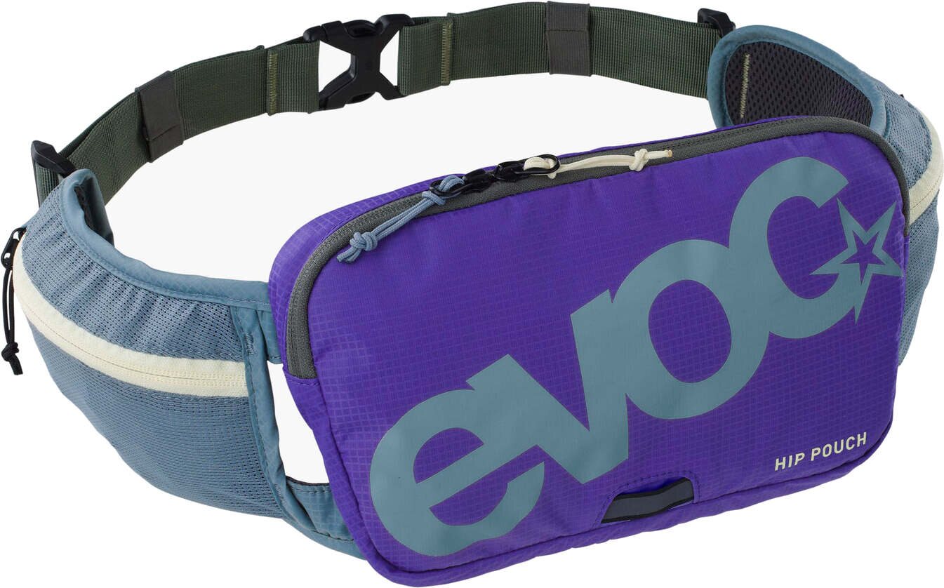 Evoc Hip Pouch 1L Steel - Violet - Dark Olive