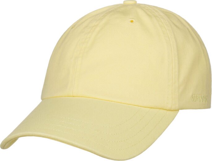 Stetson Baseball Cap Cotton Light Yellow