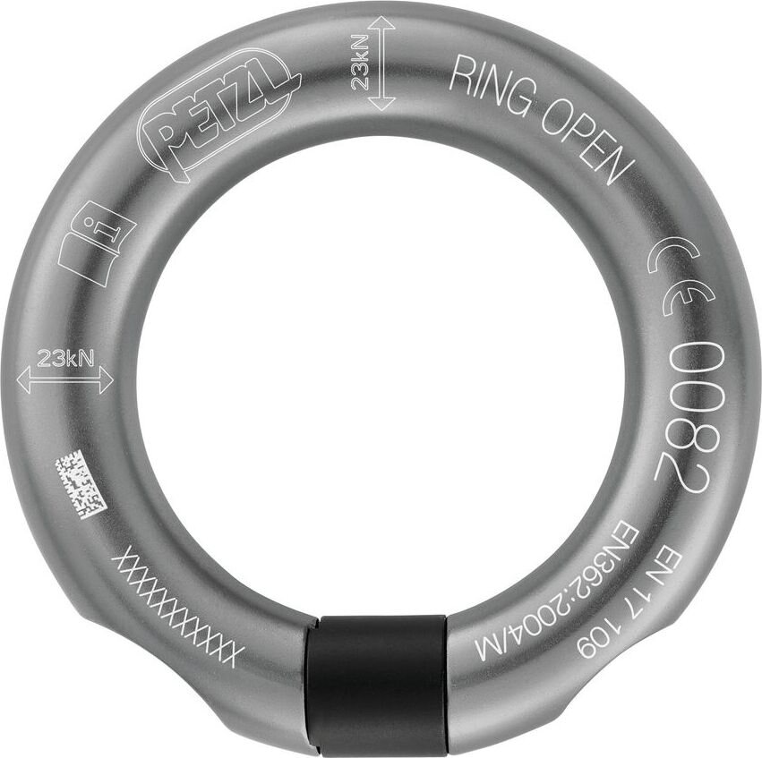 Petzl Ring Open Dark Gray