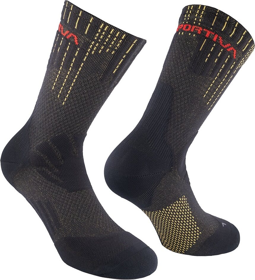 La Sportiva Endurance Trail Socks Black/Yellow