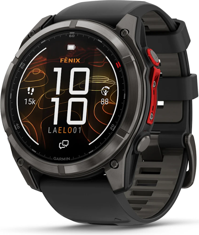 Garmin Fenix 8 Pro 51mm, MicroLED Sapphire Carbon Gray