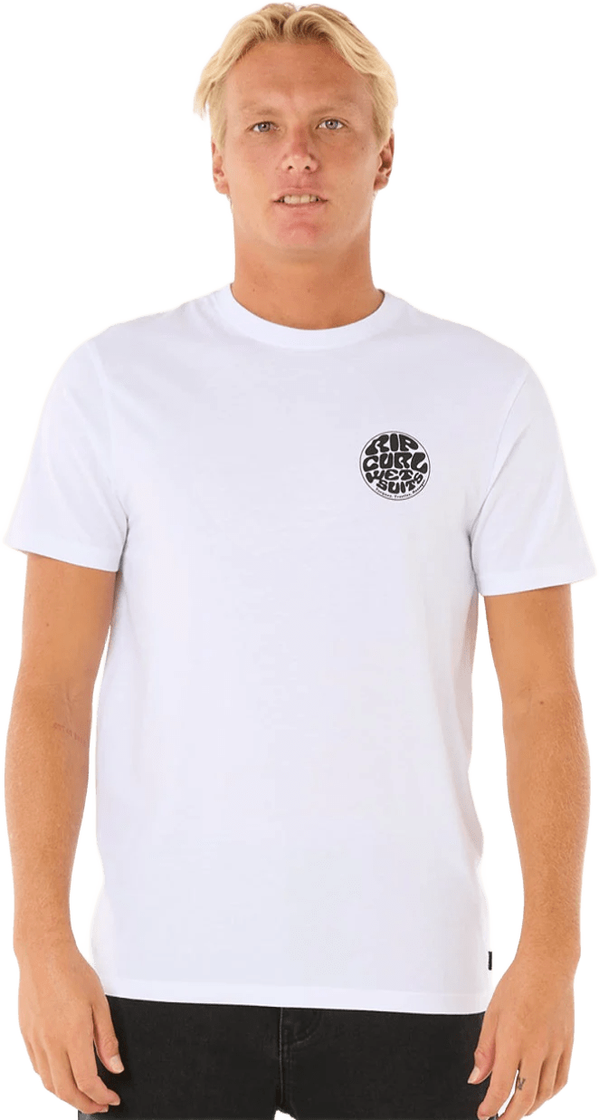 Rip Curl Wettie Icon Tee Mens Optical White