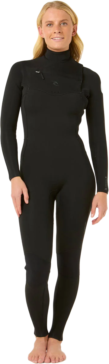 Rip Curl Dawn Patrol Chest Zip 3/2 GB Womens Black