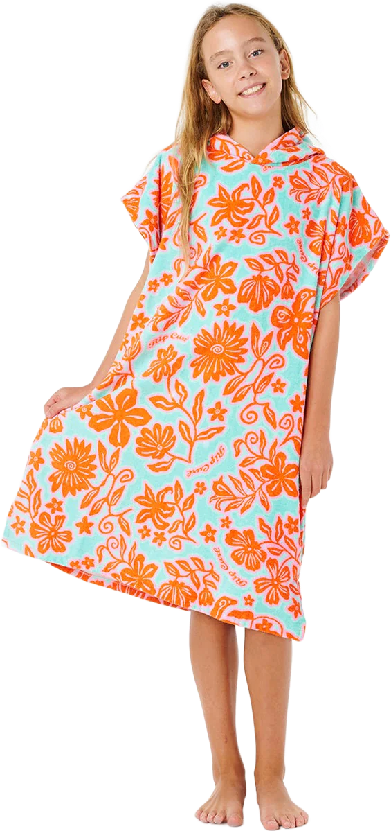 Rip Curl Mixed Cotton Hooded Towel Kids Teal