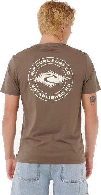 Rip Curl Staple Tee Mens Rock