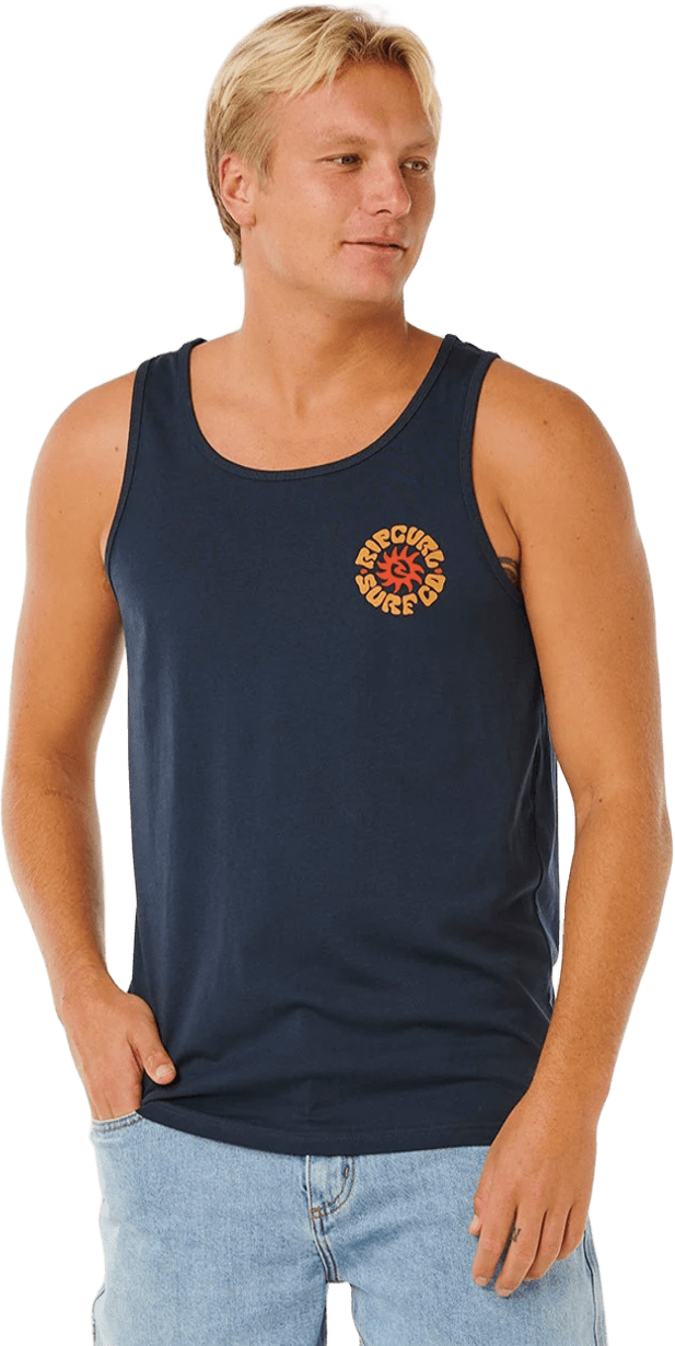 Rip Curl Pacific Rinse Tank Mens Dark Navy