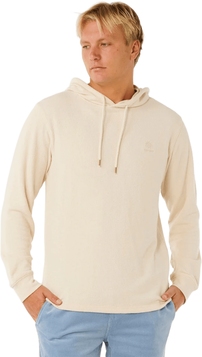 Rip Curl Pacific Rinse Tex Hood Mens Vintage White