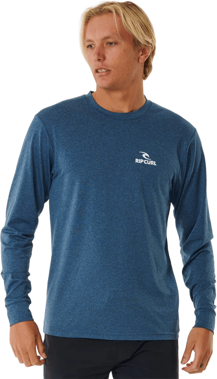 Rip Curl Stack UPF Long Sleeve Mens Navy Marle