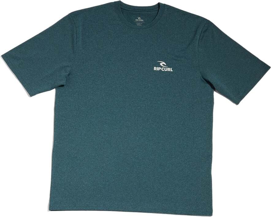 Rip Curl Stack UPF Short Sleeve Mens Navy Marle