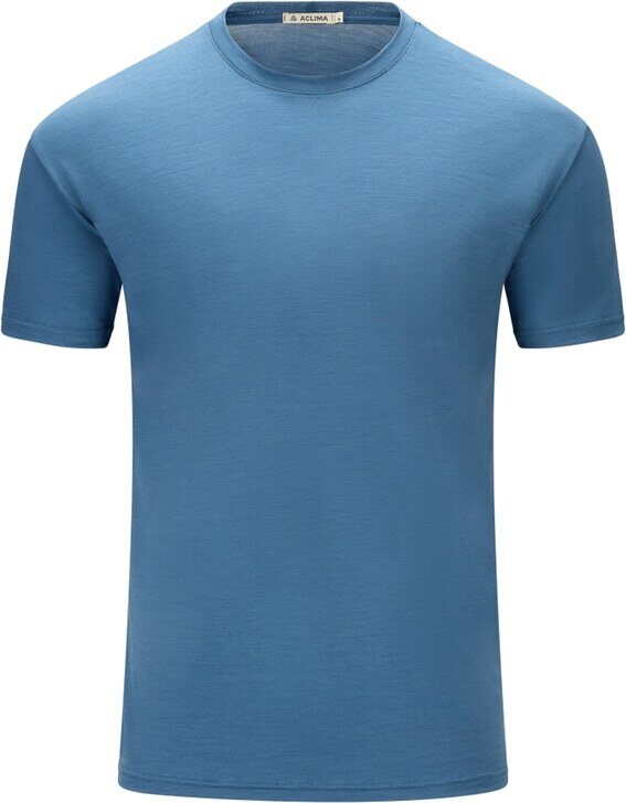 Aclima LightWool 140 Classic Tee Mens Blue Fusion
