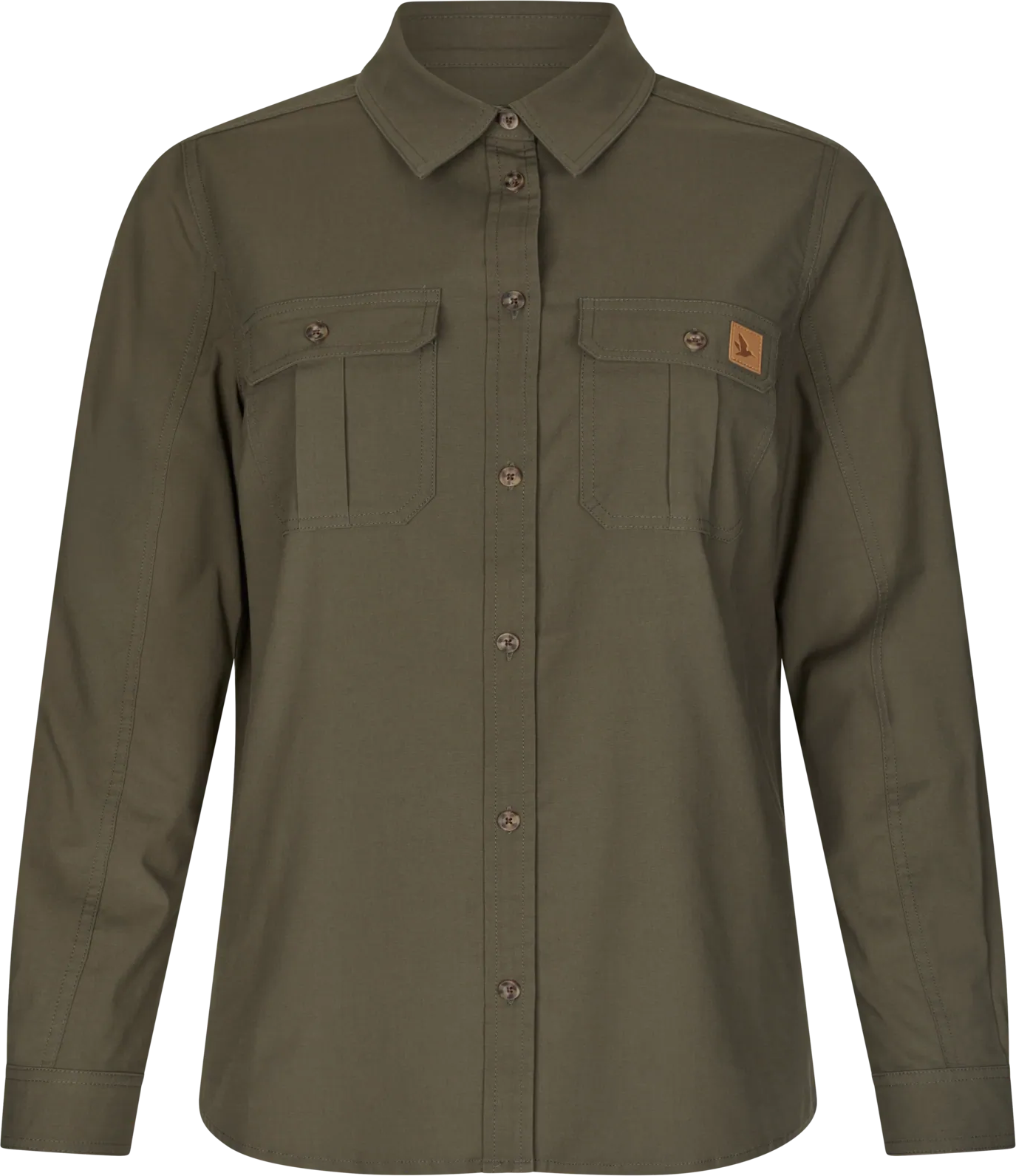 Seeland Selous Ines Long Sleeve Cargo Shirt Grape Leaf