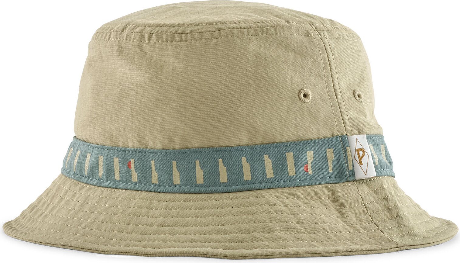 Patagonia Wavefarer Bucket Hat Water People Waveside: Weathered Stone