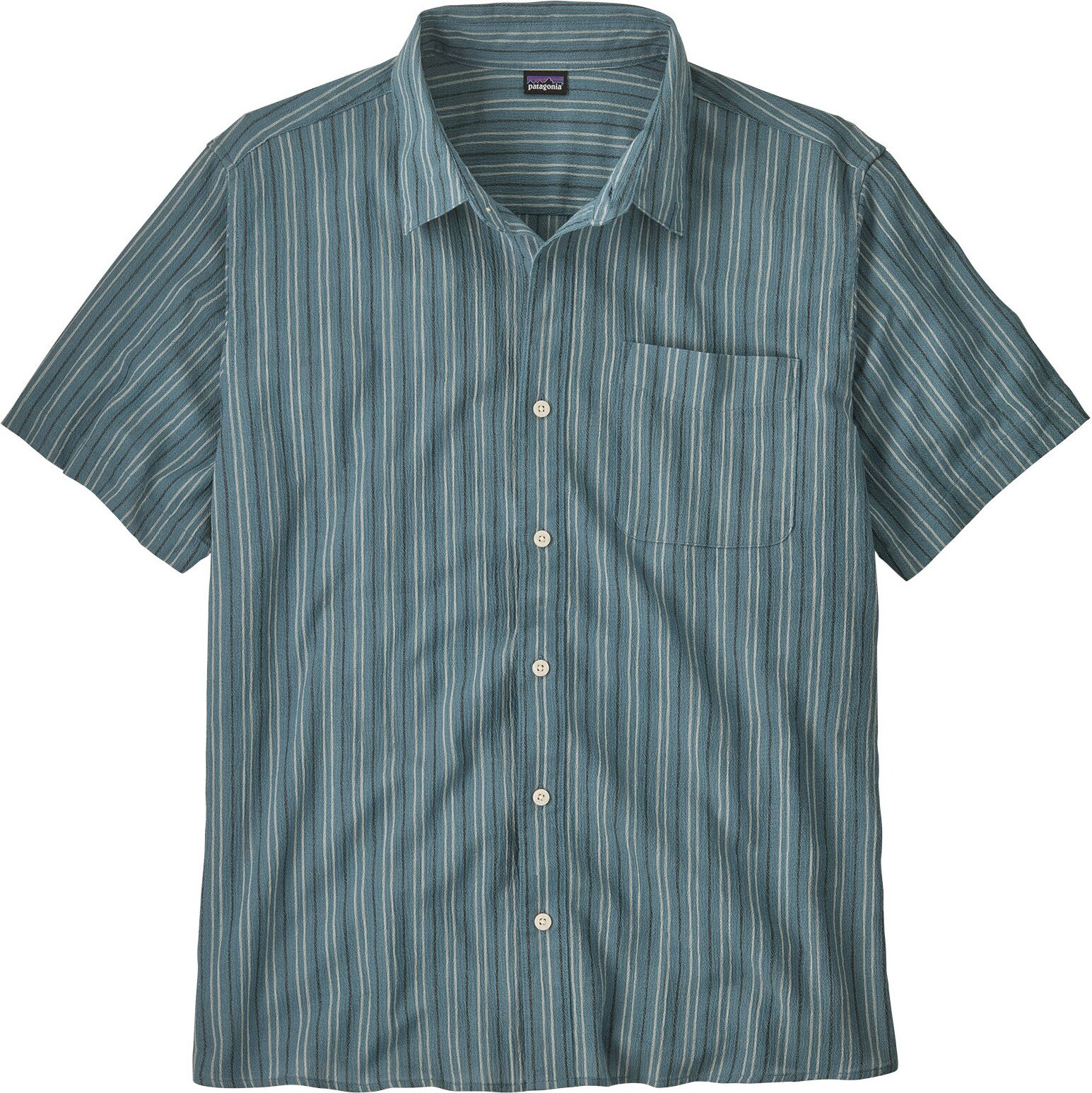 Patagonia A/C Shirt Mens Lianas: Still Blue