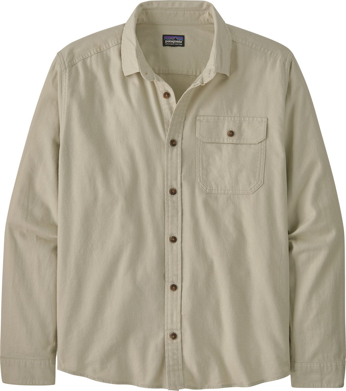 Patagonia Long-Sleeved Lightweight Fjord Flannel Shirt Pelican