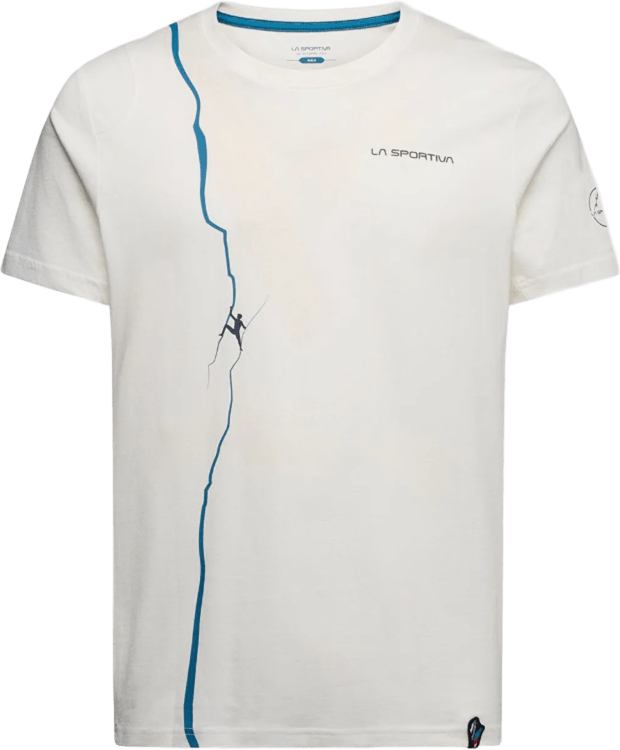 La Sportiva Route T-Shirt Mens Chalk/Lake