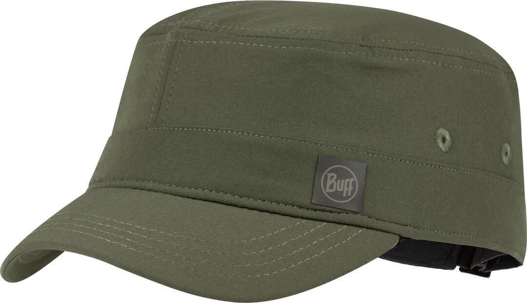 Buff Military Cap Solid Khaki