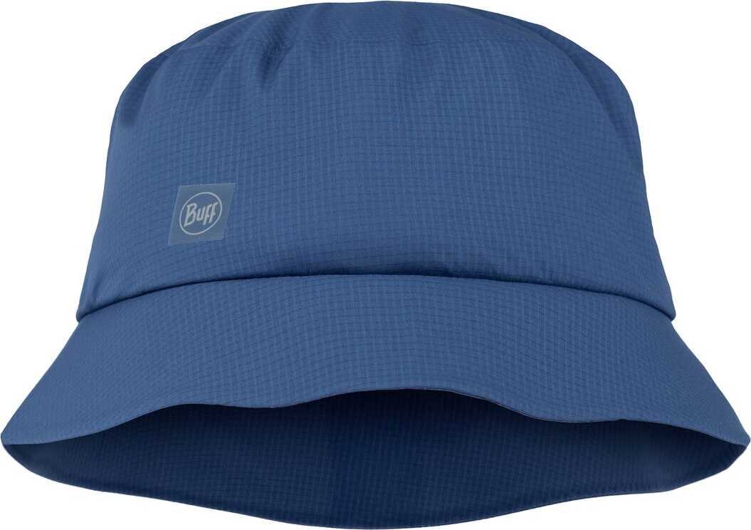 Buff Rain Bucket Hat Solid Dark Denim