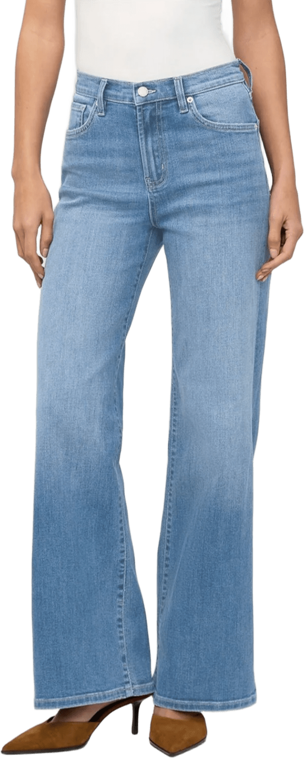 Duer Performance Denim+ High Rise Wide Leg Womens Vintage Seaside