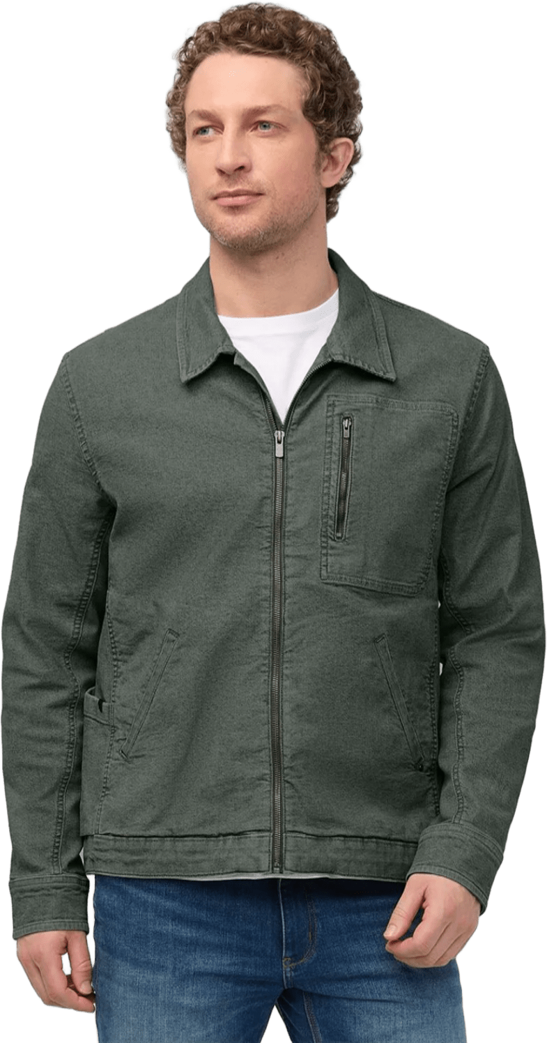 Duer Stretch Canvas Utility Jacket Mens Black Spruce